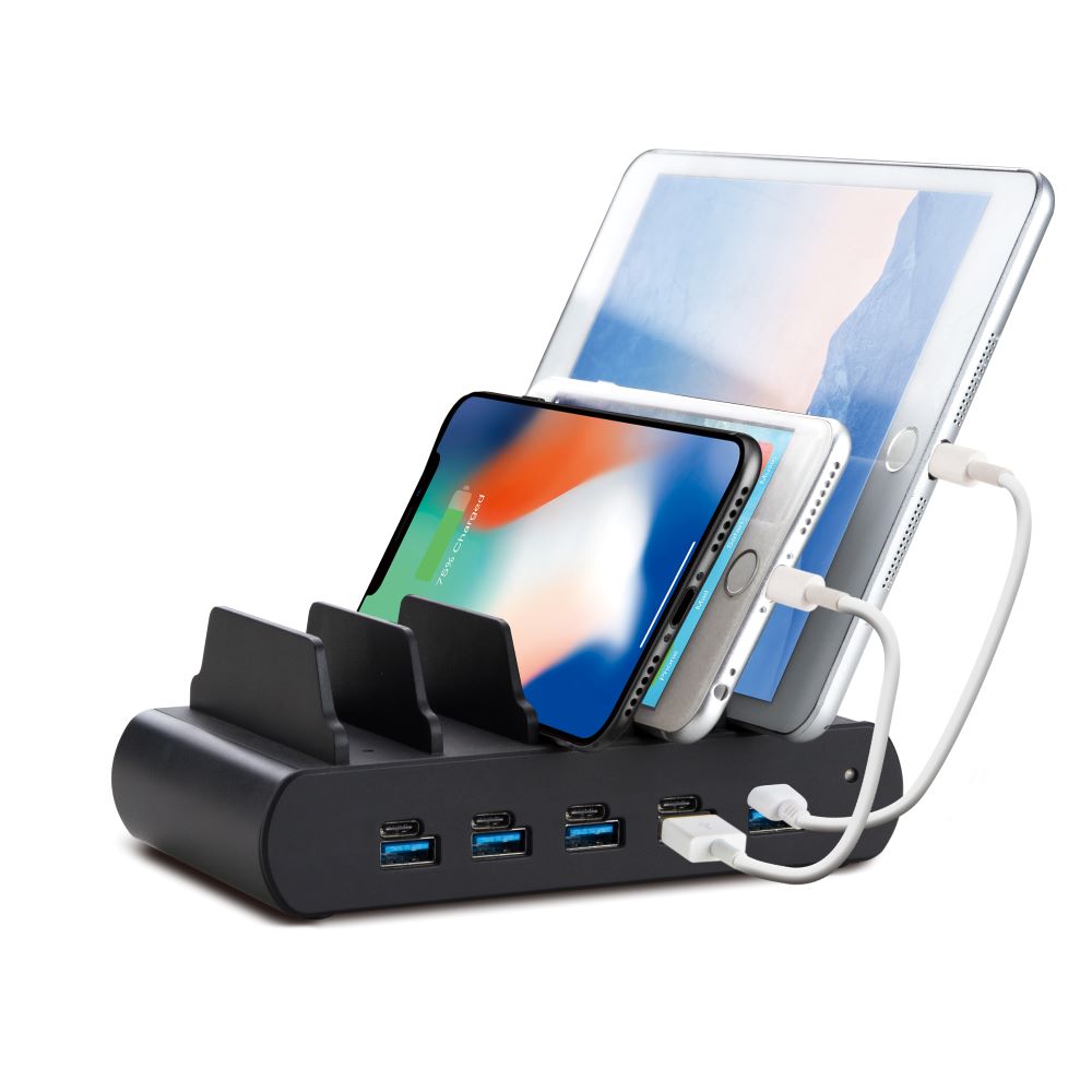 110W 5口 USB-C/USB-A GaN 充电底座 多口快充站 LS-UC5T — thumbnail 3