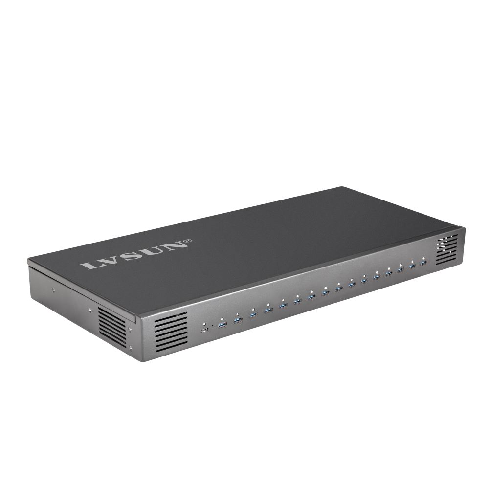 350W 16口 USB-C 充电站 充电模块 适用手机/平板/VR多设备集中充电 LS-C16S-350 — thumbnail 3