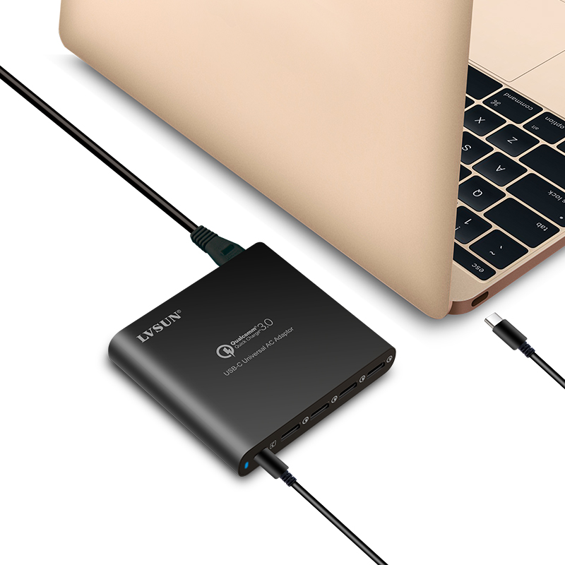 USB-C & QC3.0 万能 笔记本充电器 80W