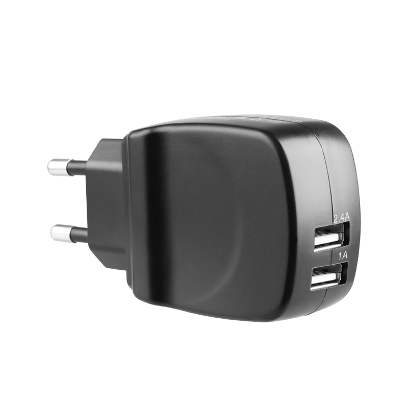 双口 USB 插墙式充电器 DUAL-USB-WALL-CHARGER
