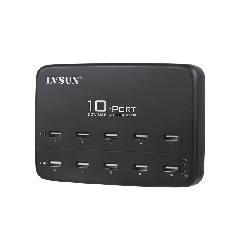 60W 12A 10合1 USB充电器 LS-10U — thumbnail 3