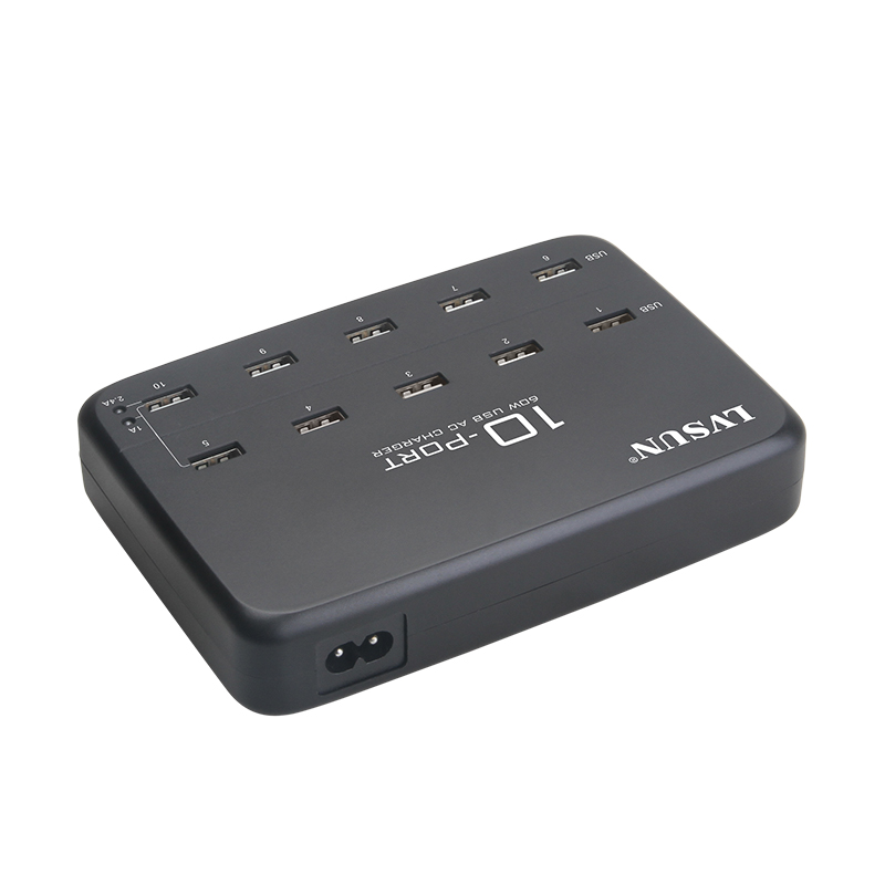 60W 12A 10合1 USB充电器 LS-10U — thumbnail 2