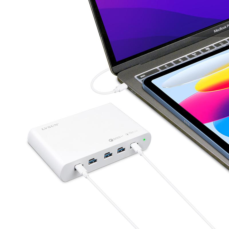 240W 5口 USB-C or USB-A GaN USB充电器