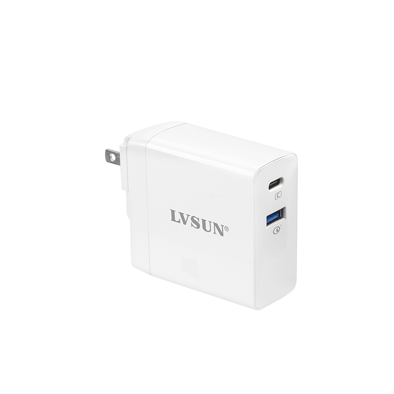 100W 2口 USB-C Fast 插墙式充电器 with GaN Tech