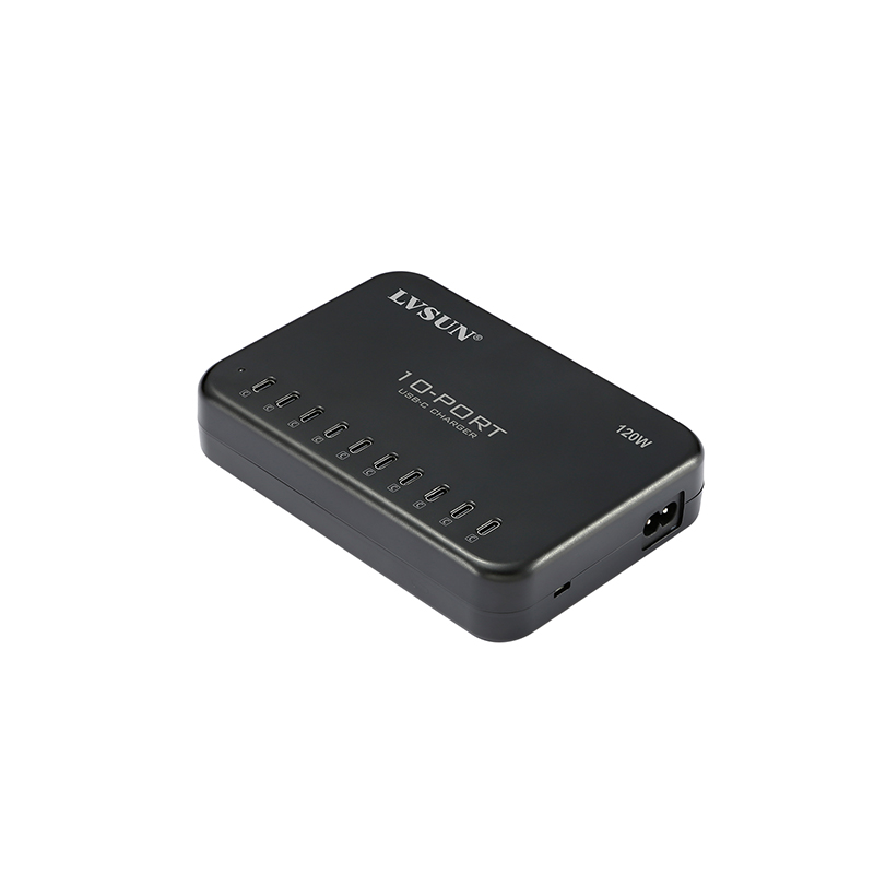 10口 120W USB-C Charging&Data Sync Station
