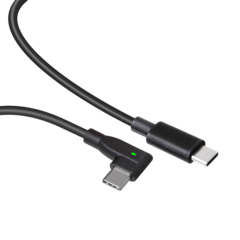 USB-C转直角USB-C线（双色指示灯） LS-CCP-R12D — thumbnail 3
