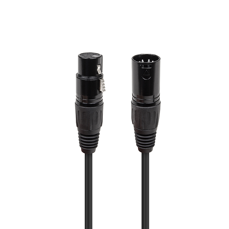 4-pin Male to Female 4Pin XLR 电源 数据线 for DSLR Camera
