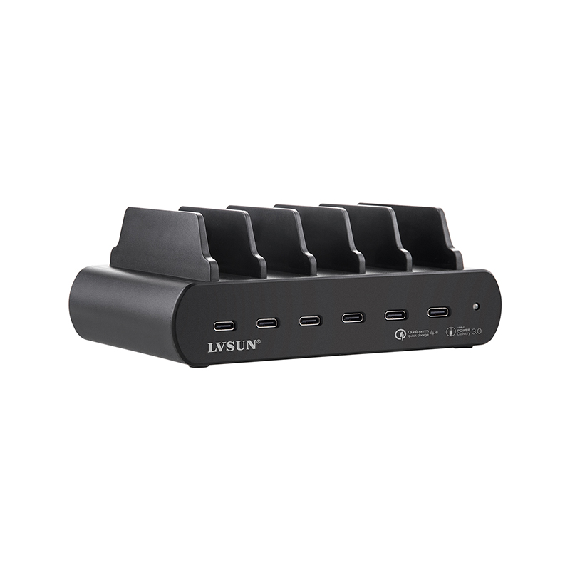 150W 6口GaN USB-C充电底座 LS-G150-US6 — view 1