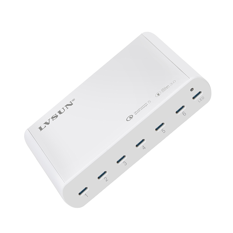 150W USB-C 6口充电站  氮化镓多口充电器 LS-G150-US6 — thumbnail 3