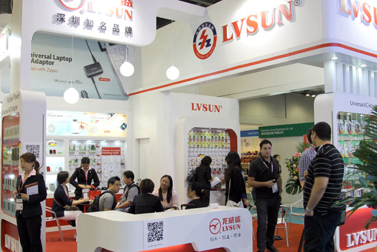 LVSUN龙威盛迷你车载笔记本电源和移动电源惊艳香港秋季电子展