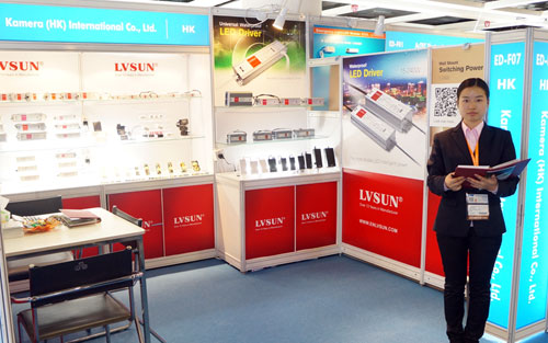 LVSUN龙威盛LED驱动新品亮相香港LED灯饰展取得圆满成功