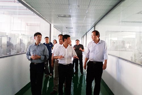 湖南省和中科院领导莅临LVSUN龙威盛创新科技园指导工作