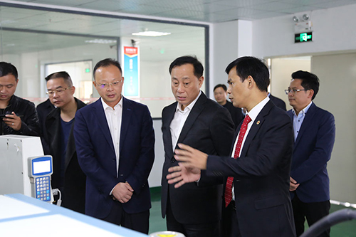 永州市委副书记、代市长赵应云等领导莅临道县LVSUN龙威盛考察调研