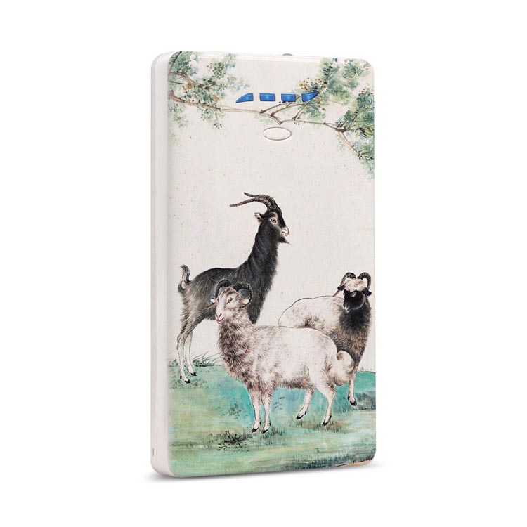 Yishang Art Power Bank – Three Rams (Auspicious New Year) LS-B500