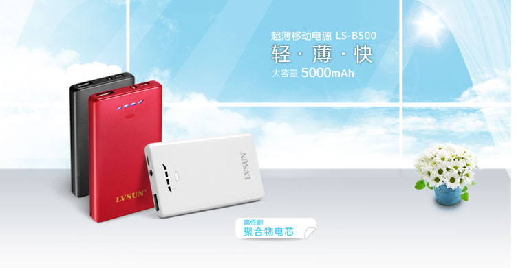 Ultra-Slim Digital Power Bank LS-B500