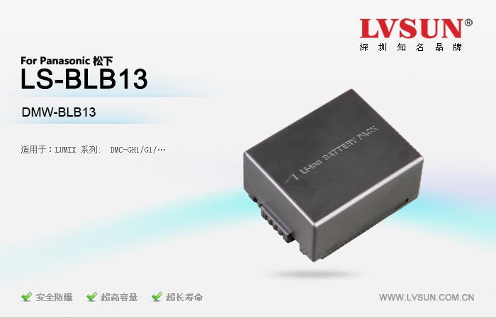 数码相机电池 LS-BLB13