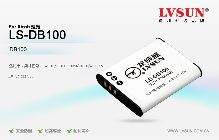 数码相机电池 LS-DB100