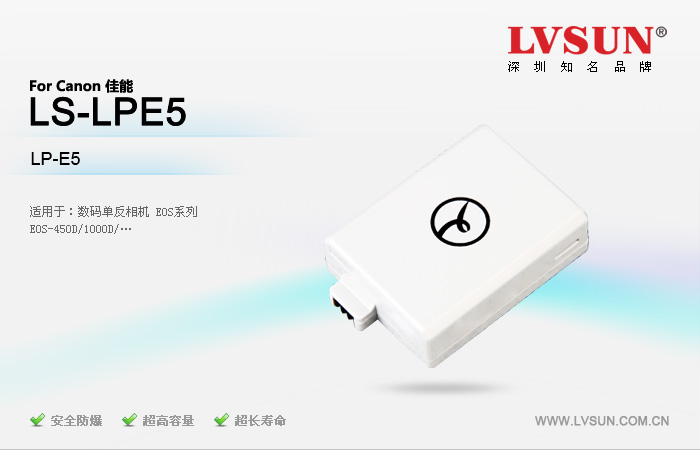 数码相机电池 LS-LPE5