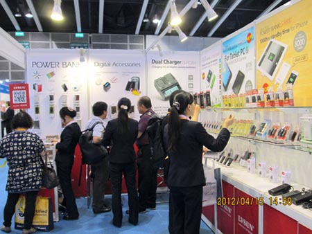 LVSUN®龙威盛位于HKTDC的展位