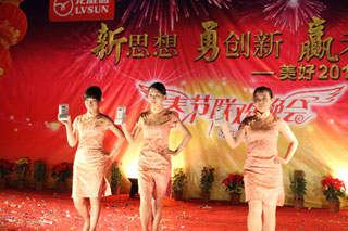 LVSUN龙威盛2013春节联欢晚会 移动电源产品展示