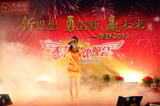 LVSUN龙威盛2013春节联欢晚会 歌曲《Hero》