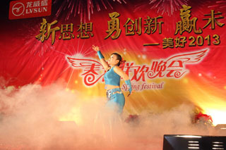 LVSUN龙威盛2013春节联欢晚会 舞蹈《彩云之南》